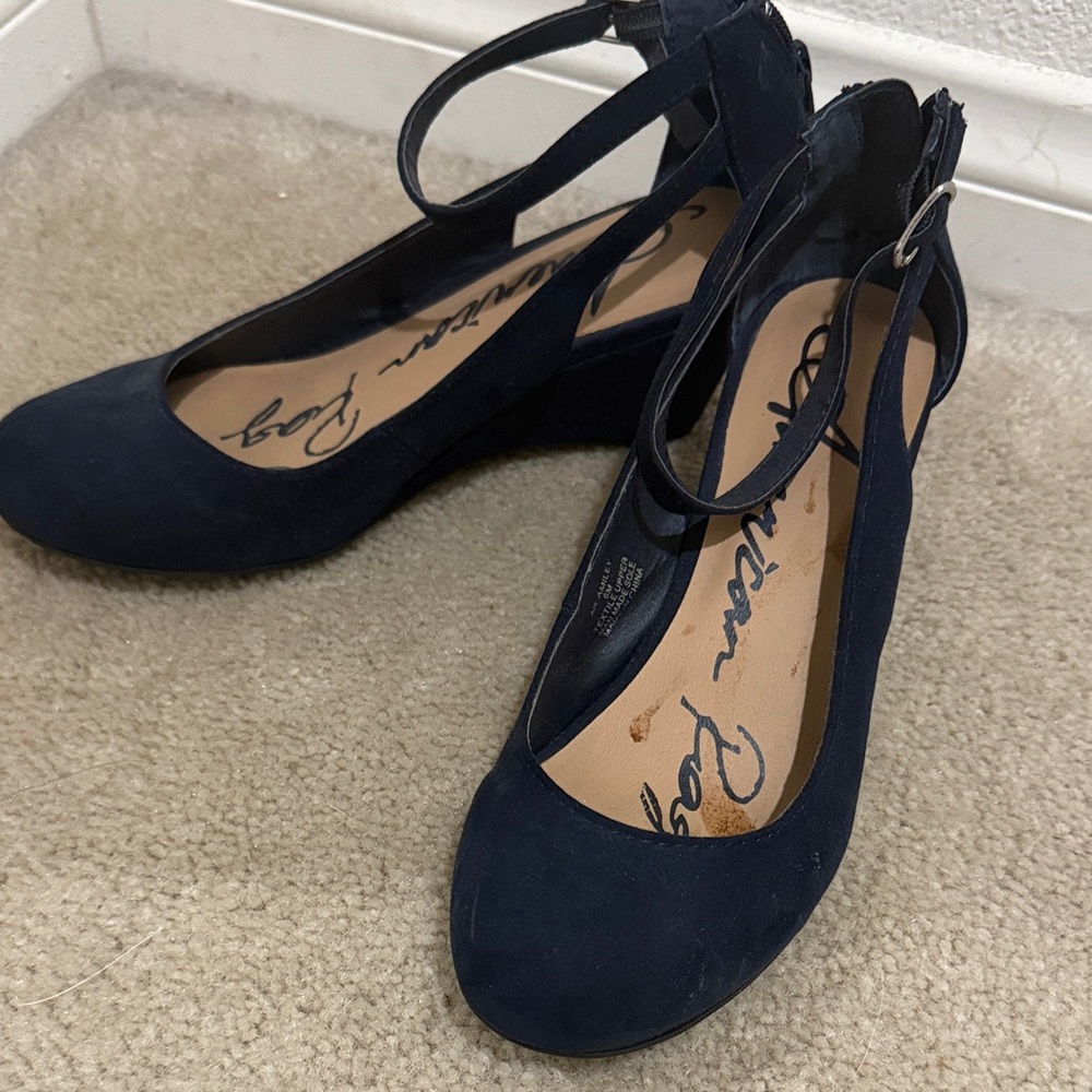 American Rag Navy Wedge Shoes